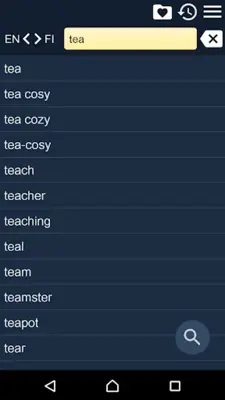 EN-FI Dictionary android App screenshot 9